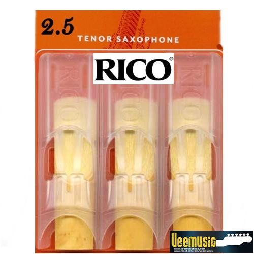 Rico 2.5 Strength Reeds for TENOR Sax 3 Set.