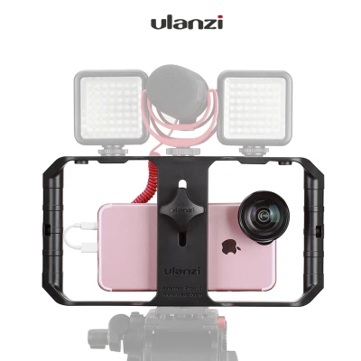 ULANZI Smartphone Video U-Rig ที่จับกันสั่น สำหรับมือถือ พร้อมช่องฮอตชูสำหรับใส่อุปกรณ์เสริม