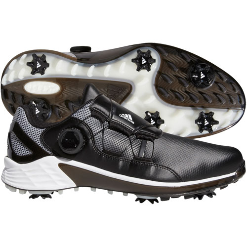 ADIDAS men golf shoes, waterproof upper - Black