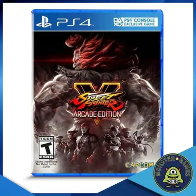 Street Fighter V Arcade Edition Ps4 แผ่นแท้มือ1!!!!! (Ps4 games)(Ps4 game)(เกมส์ Ps.4)(street fighter 5 arcade edition Ps4)