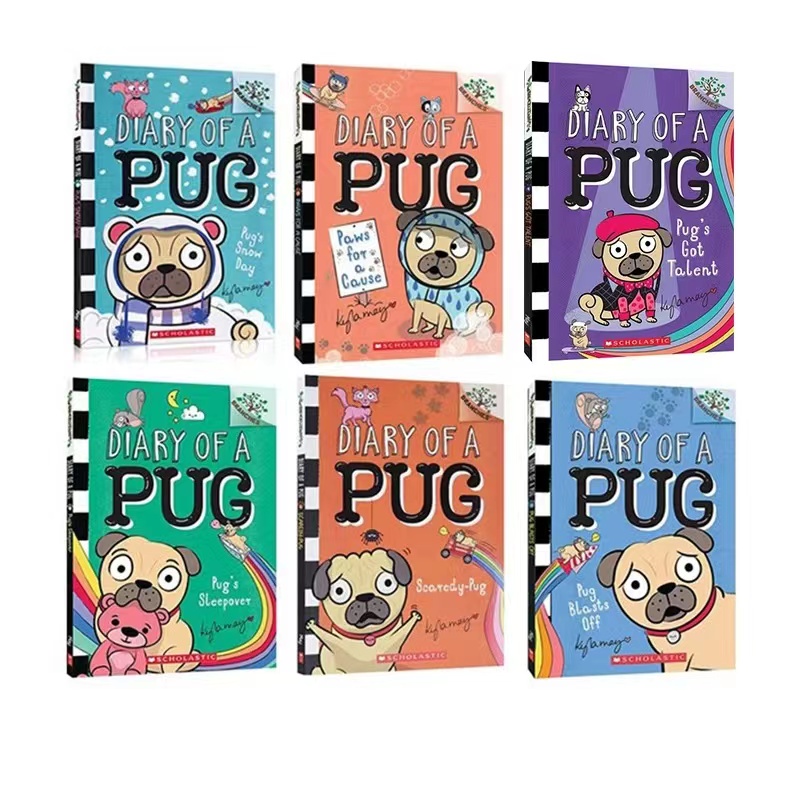 Diary of a Pug 6 books set English book for children 58 yrs Lazada.co.th