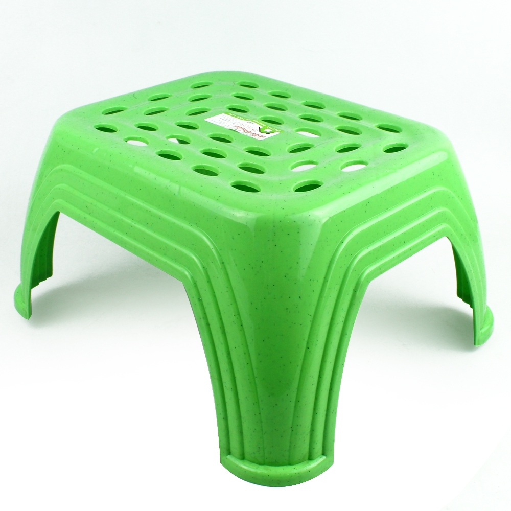 Telecorsa เก้าอี้พลาสติกเล็ก เก้าอี้ซักผ้า  คละสี รุ่น Plastic-washing-chair-portable-07a-Tissue