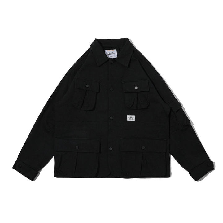 down collar trucker jacket