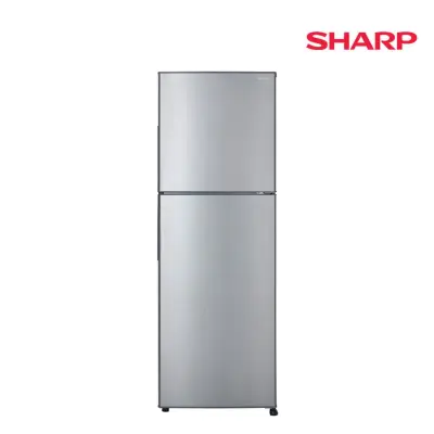 SHARP ตู้เย็น 2 ประตู 7.9 คิว รุ่น SJ-Y22T-SL - สีเงิน