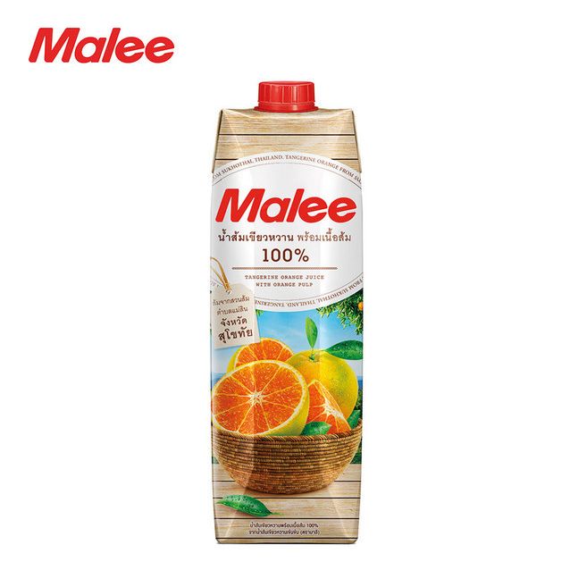 Malee มาลี น้ำส้มสุโขทัยพร้อมเนื้อส้ม 10000ml.