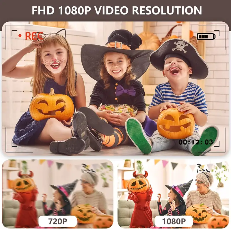 ภาพสินค้ากล้องดิจิตอล Lecran FHD 1080P กล้องบล็อก 36 ล้านพิกเซลพร้อมจอ LCD ดิจิตอลซูม 16 เท่า จากร้าน Online Boutique บน Lazada ภาพที่ 2