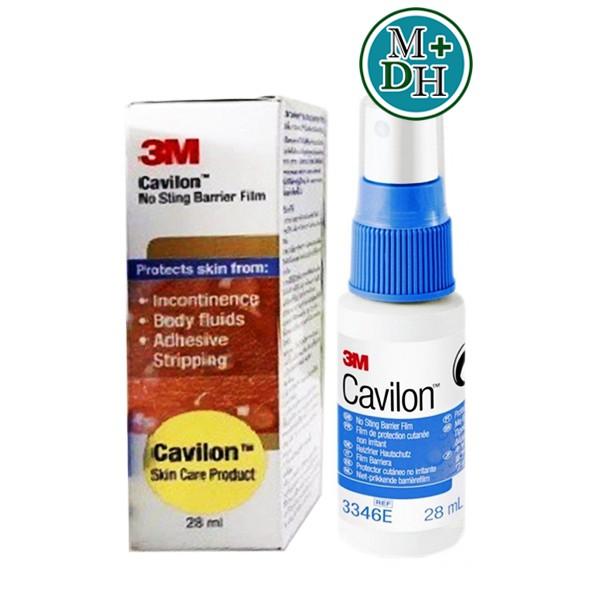 3M Cavilon No Sting Barrier Film Protects Skin Spray คาวิลอน ฟิล์มเคลือบบนผิวหนัง 28 ml 1 ขวด 03135