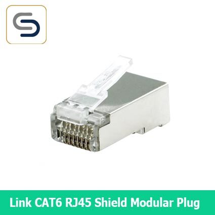 Us-1004 Shield Cat 6 Rj45 Plug 2 Layer With Per-Insert Bar. 