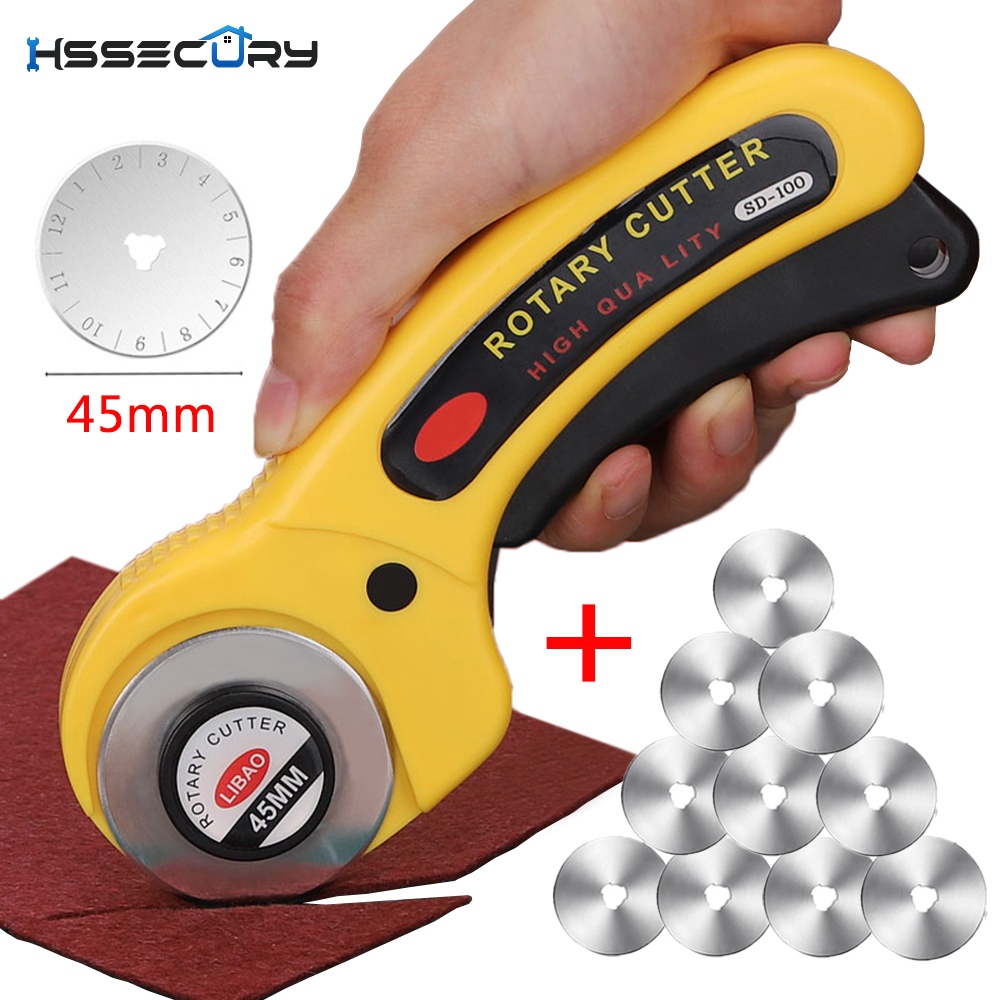 Leathercraft 45mm Rotary Cutter Leather Cutting Tool Fabric Cutter