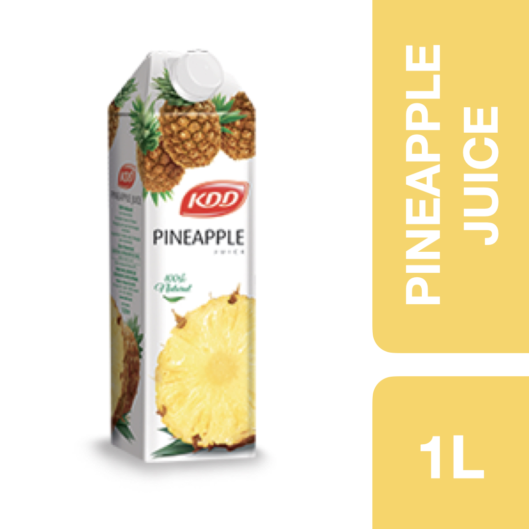 KDD Pineapple Juice 1L ++ เคดีดี น้ำสับปะรด 1 ลิตร