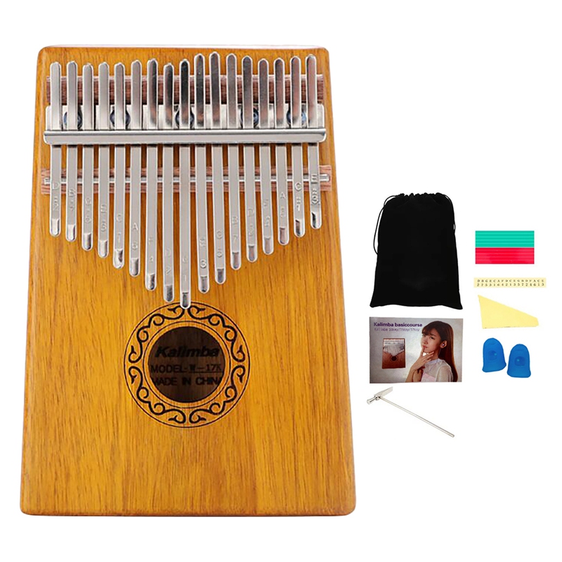 Thumb Piano 17 Keys Portable Kalimba Thumb Piano for Kids Adults Beginners Professionals Musical Instrument Best Gifts