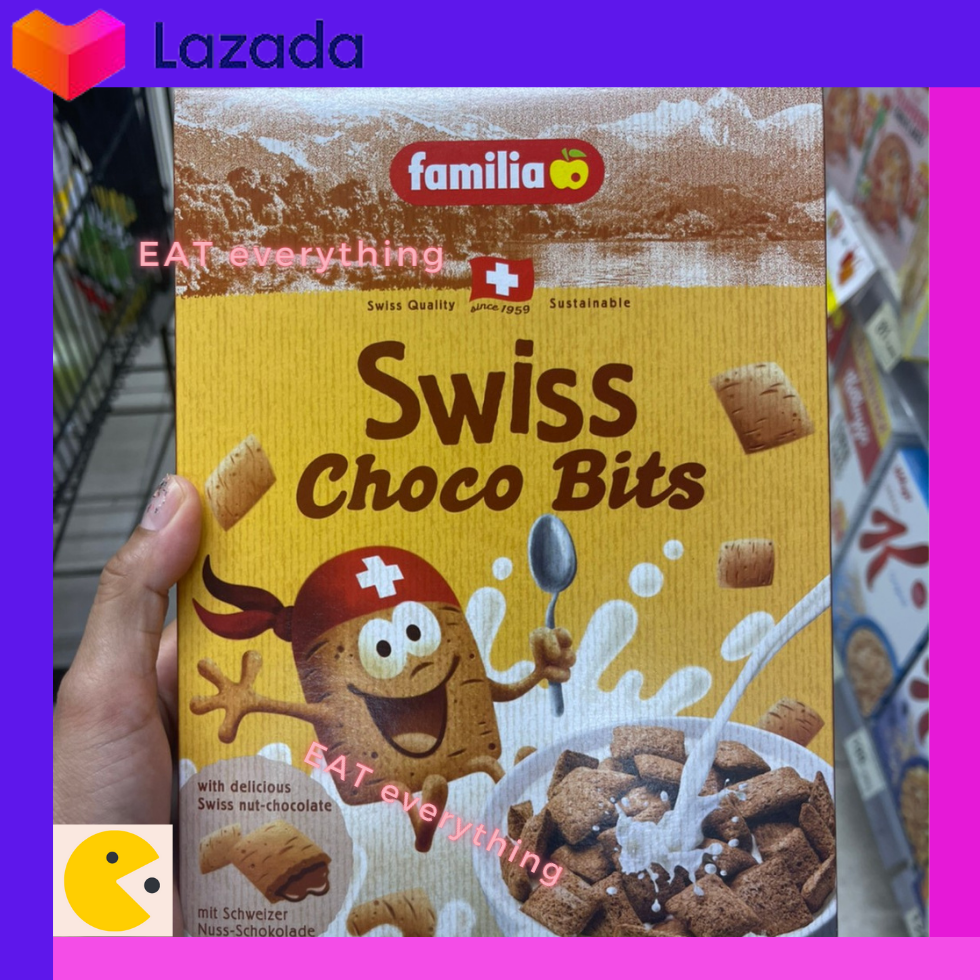 Familia Swiss Choco Bits Cereal แฟมิเลีย สวิต ช็อคโก บิตส์ ซีเรียล 375g. ลอทใหม่ พร้อมส่ง