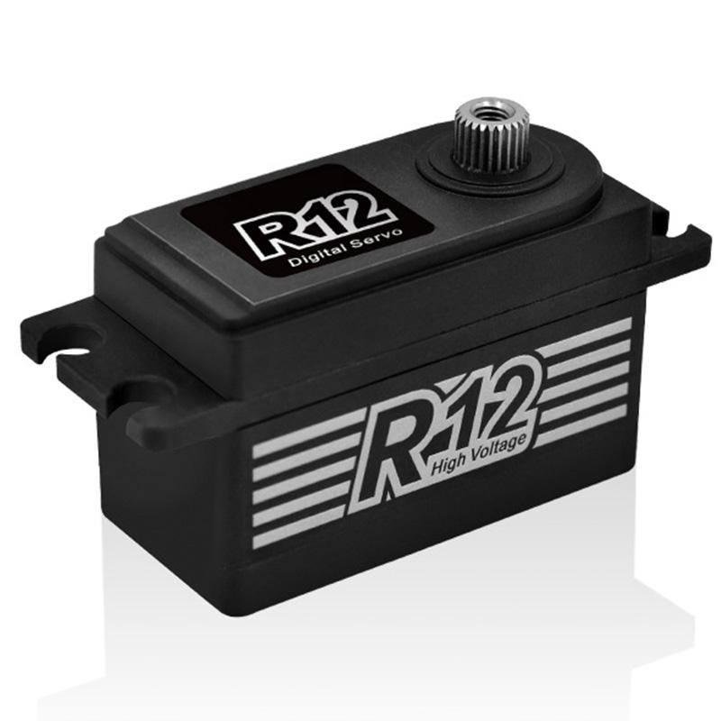 Power HD R12 12 KG แรงบิด Brushless โลหะเกียร์เซอร์โว6.0-8.4V สำหรับ Rc 1/10รถยนต์ไฟฟ้า