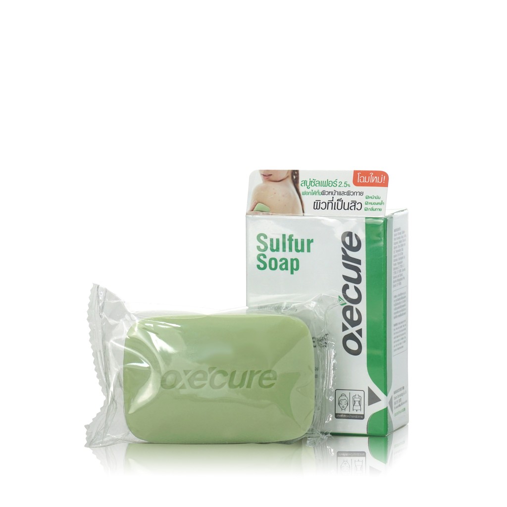 Body Wash - Soap OXE CURE SULFUR SULFER SOAP 30 G ลดสิวผิว (05081)