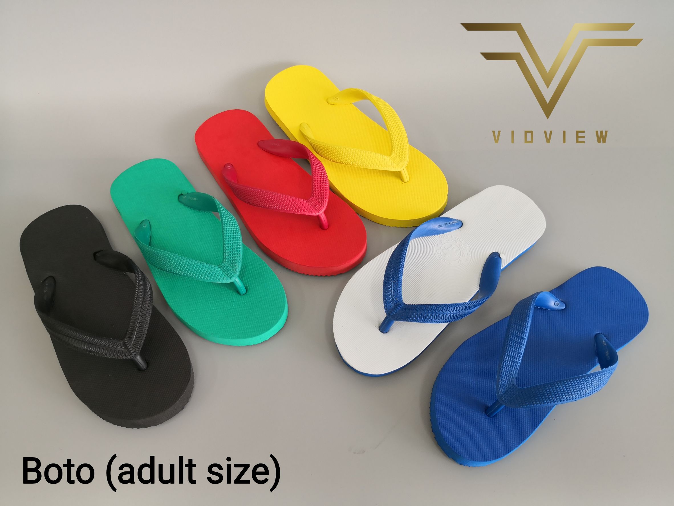 VIDVIEW รองเท้าแตะหนีบเด็กและผู้ใหญ่ Boto สีสันสดใส พื้นนุ่มมาก ๆ เบอร์ 9-12