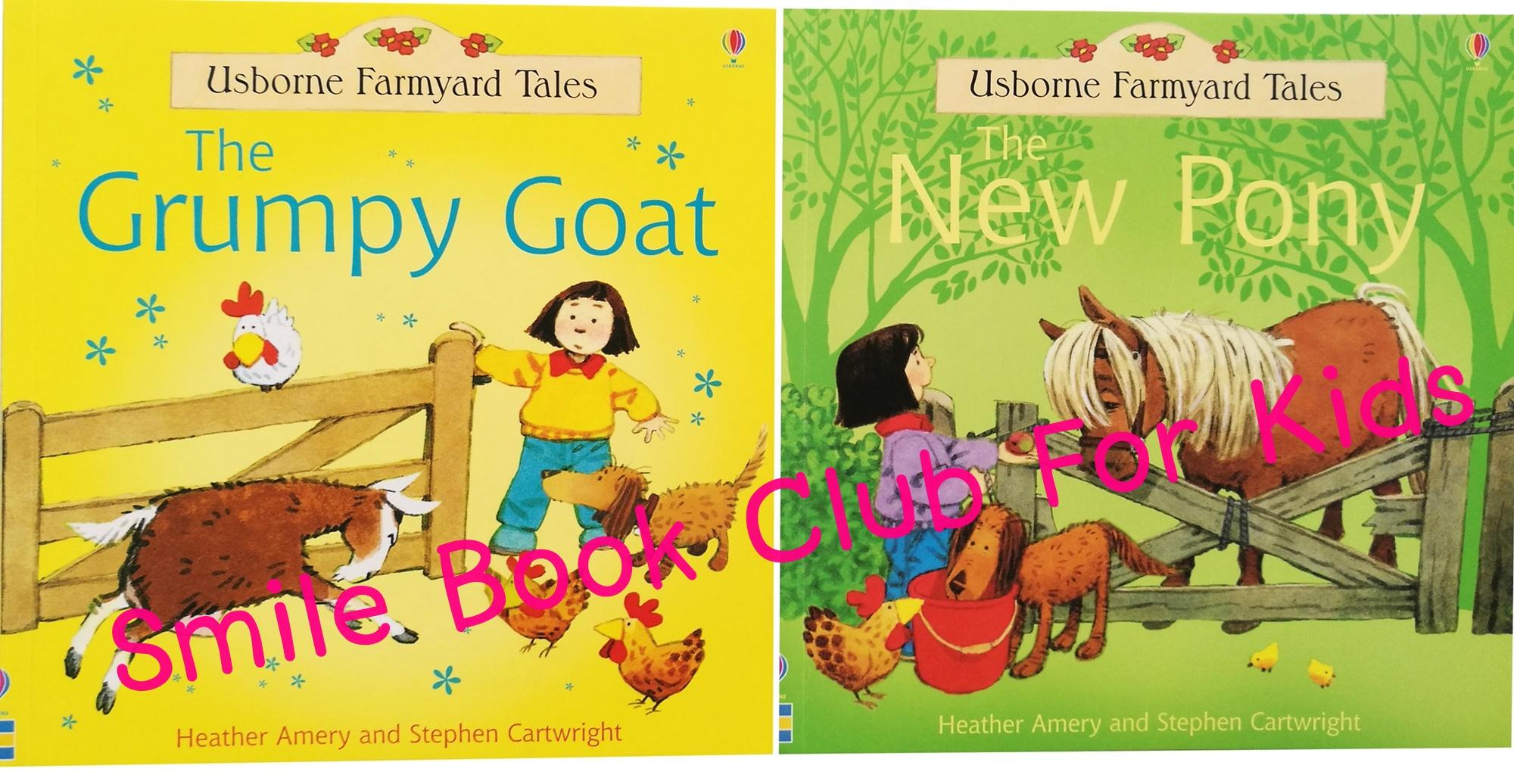 Usborne Farmyard Tales - The New Pony / The Grumpy Goat (2 Books) หนังสือ นิทาน ฝึกอ่าน ภาษาอังกฤษ 2 เล่ม