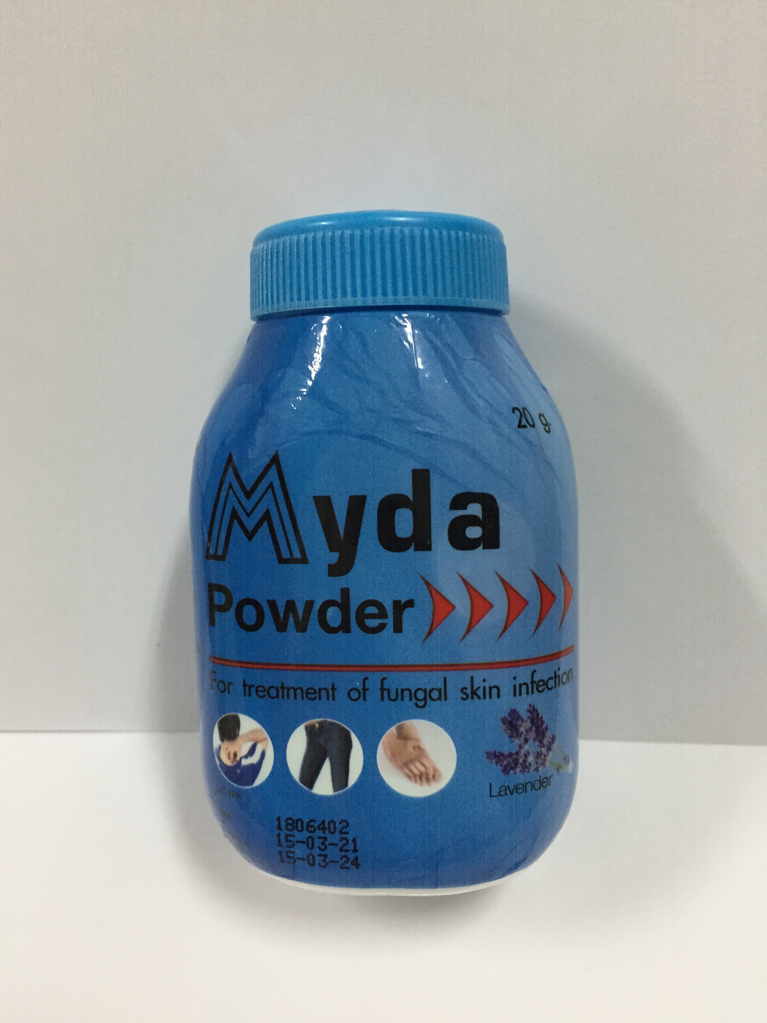 แป้งไมด้า 20g- Myda Powder 20 gms - แป้งไมด้า แก้คัน ชนิดผง ขนาด 20 กรัม
