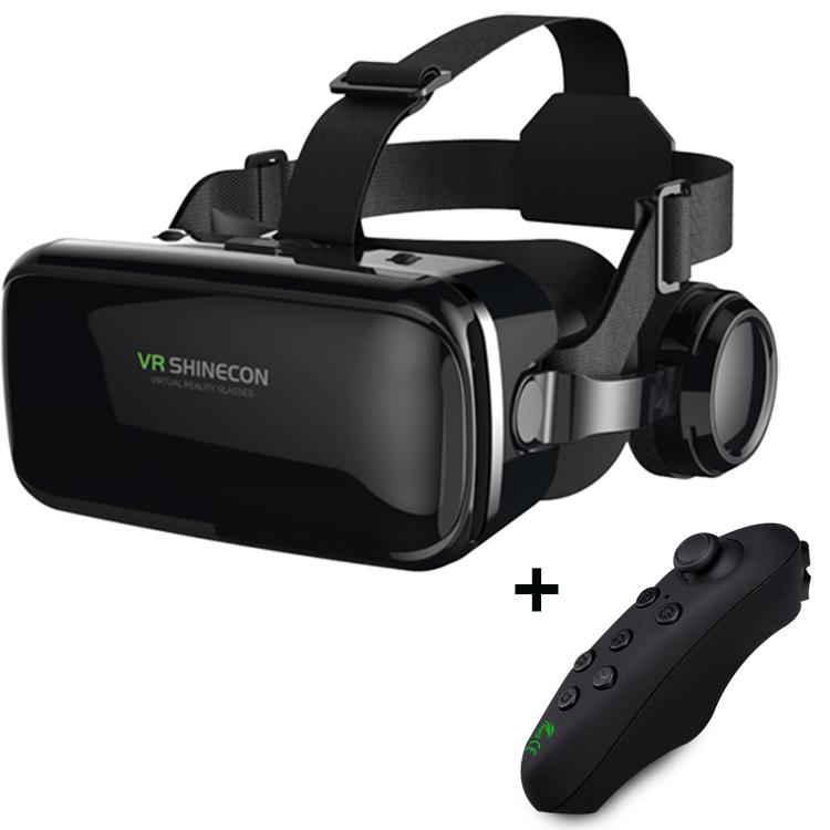เข้าได้กับทุกคน 2020 แว่นVR ของแท้100% นำเข้า 3D VR Glasses with Stereo Headphone Virtual Reality Headset แว่นตาดูหนัง 3D อัจฉริยะ สำหรับโทรศัพท์สมาร์ทโฟนทุกรุ่น ประสบการณ์การมองเห็น 360 องศา