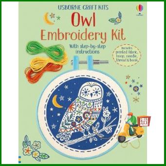 It is your choice. !  EMBROIDERY KIT: OWL