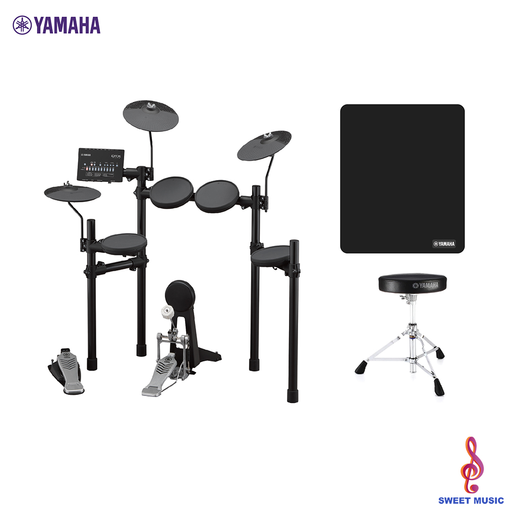 YAMAHA DTX432K Electric Drum กลองชุดไฟฟ้ายามาฮ่า รุ่น DTX432K + Drum Stool เก้าอี้กลอง + Drum Mat