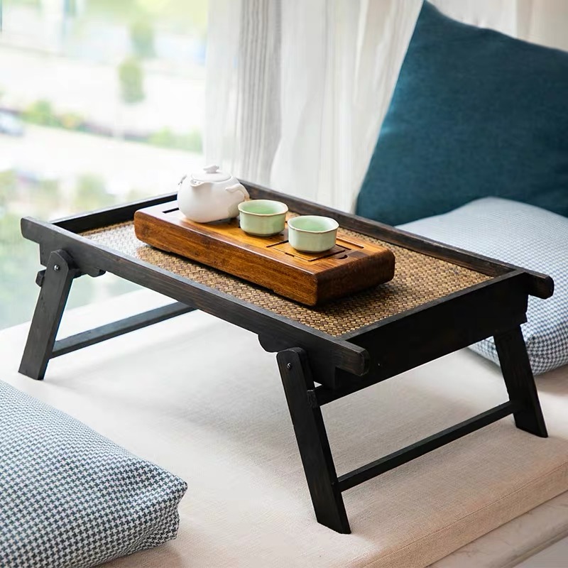 โต๊ะพับสไตล์ญี่ปุ่น โต๊ะญี่ปุ่น โต๊ะวางโน้ตบุ้ค โต๊ะพับไม้ โต๊ะพับขาเก็บได้ โต๊ะทำงาน โต๊ะอเนกประสงค์ โต๊ะกินข้าว