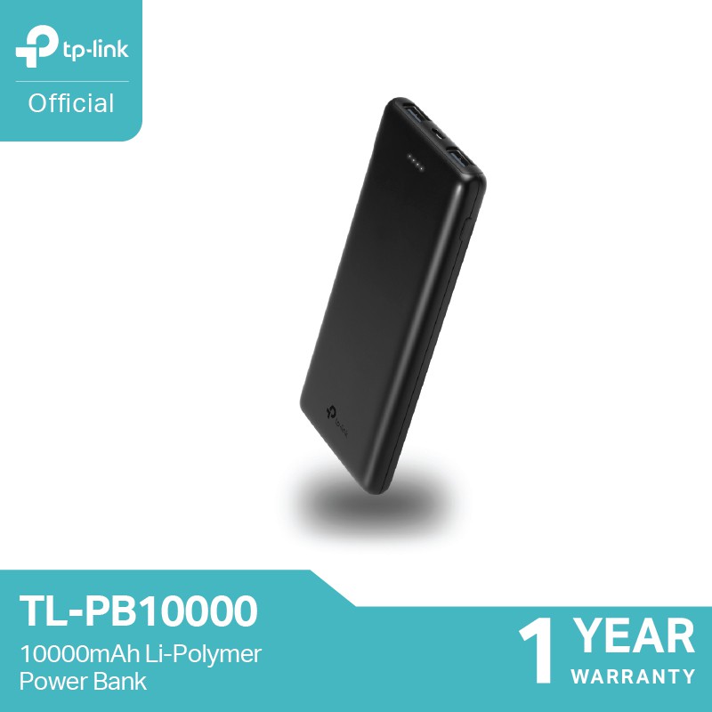 ลดราคา TP-Link TL-PB10000 พาวเวอร์แบงค์ Power Bank (10000mAh Li-Polymer Power Bank) #ค้นหาเพิ่มเติม ไฟอัจฉริยะ USB Adapter อุปกรณ์รับสัญญาณ หลอดไฟ Smart