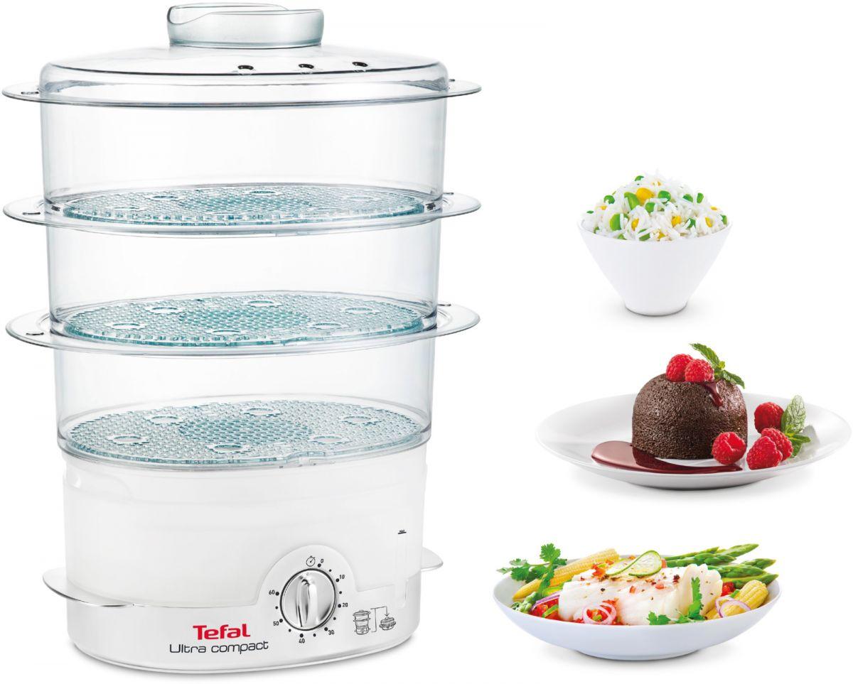 TEFAL หม้อนึ่งอาหารไฟฟ้า 9 ลิตร รุ่น VC100630  TEFAL UltraCompact หม้อนึ่งไฟฟ้า 900 วัตต์ ขนาด 9 ลิตร รุ่น VC100630