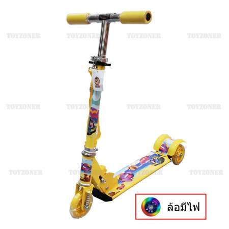 แนะนำซื้อเดี๋ยวนี้ ToyZoner Scooter สกู๊ตเตอร์ 3 ล้อ ล้อมีไฟ ปรับความสูงได้ 3ระดับ
สกู๊ตเตอร์ขาไถ กำหนด