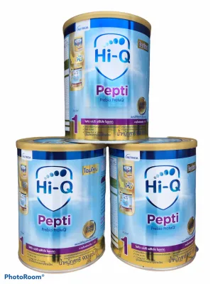 Hi-Q Pepti เปปติ อาหารสำหรับทารกที่แพ้โปรตีนนมวัว ขนาด 900 กรัม (3 กระป๋อง)