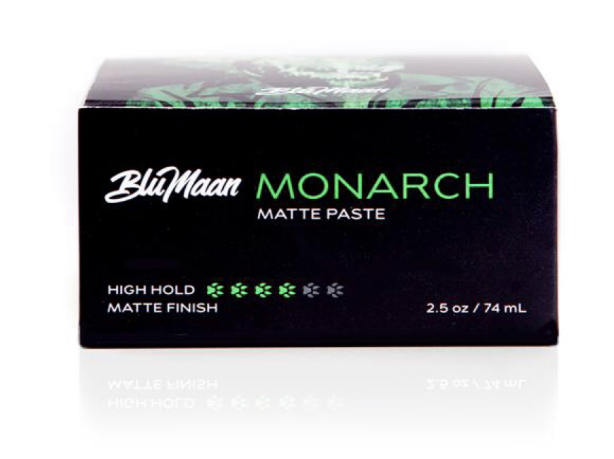 Blumaan Monarch Matte Paste 2.5 Oz New!! ผลิตภัณฑ์จัดแต่งทรงผม ไม่มีพาราเบน Paraben Free !!! แมตเพสต์ เนื้อแมต คุณภาพสูง