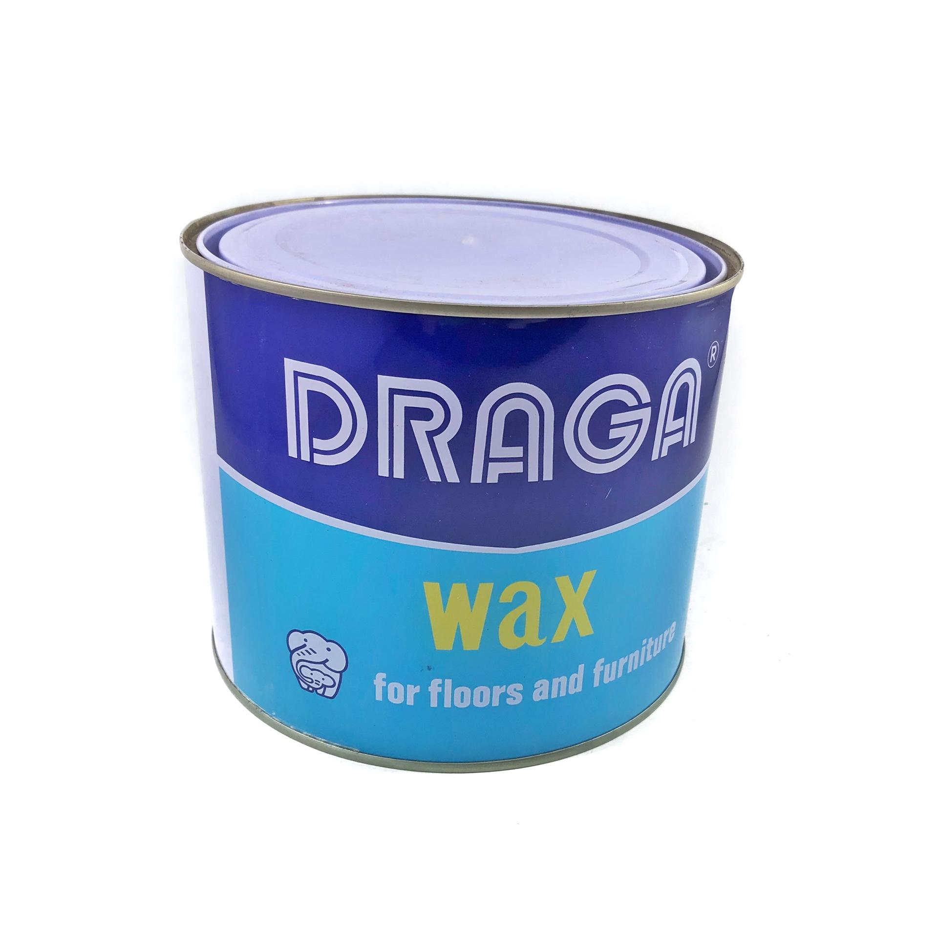 DRAGA WAX แว๊ก แว๊กขัดพื้น ขัดพื้นไม้ ให้เงางาม ขี้ผึ้งขัดพื้น Wax ขัดเฟอร์นิเจอร์ แว๊กซ์ขัดพื้นไม้ ขนาด 2.27 กก. หรือ5 ปอนด์