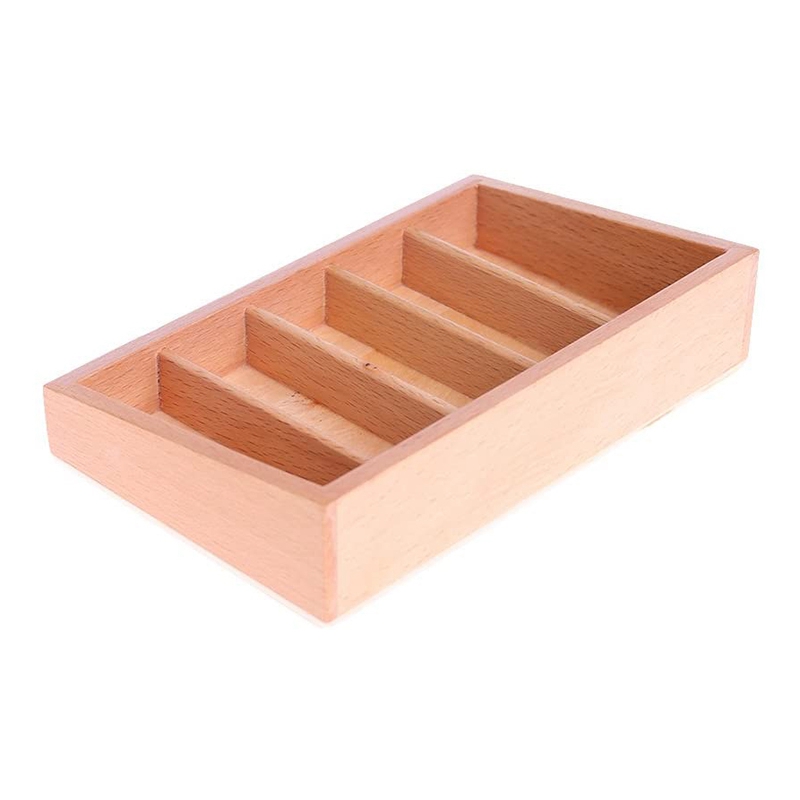 Spinel Box Count Wooden Spindle Box 45 Spindles Mathematics Counting Educational Toy ...