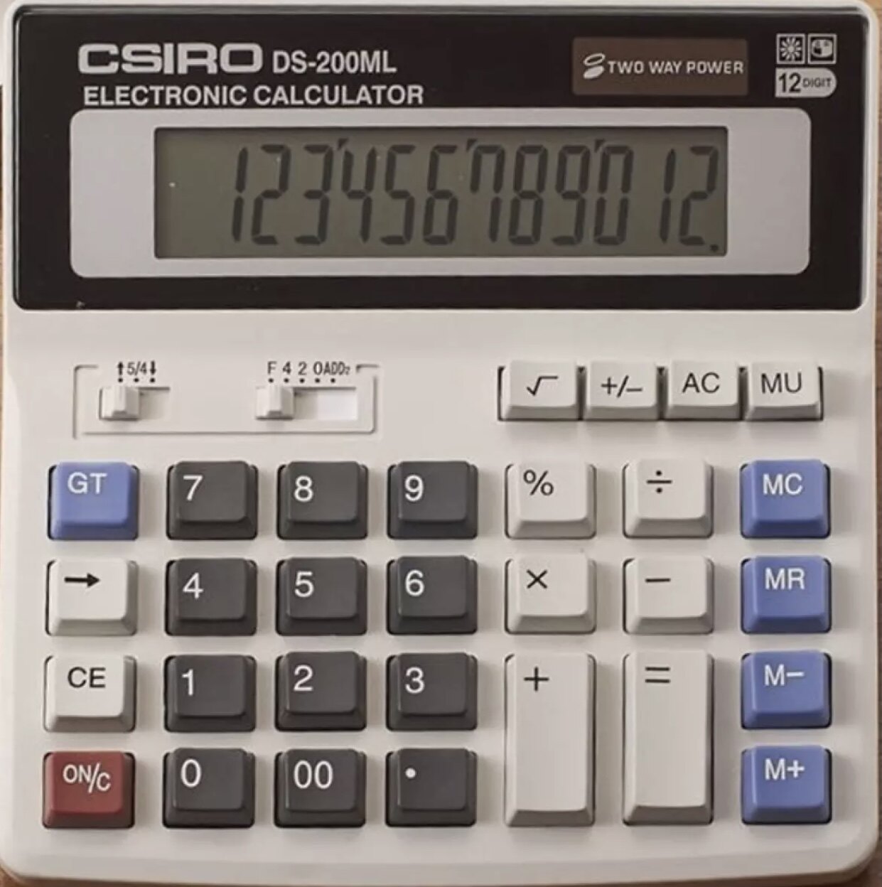 เครื่องคิดเลข CSIRO รุ่น CS-200ML 12 DIGITS (สีเขียว)