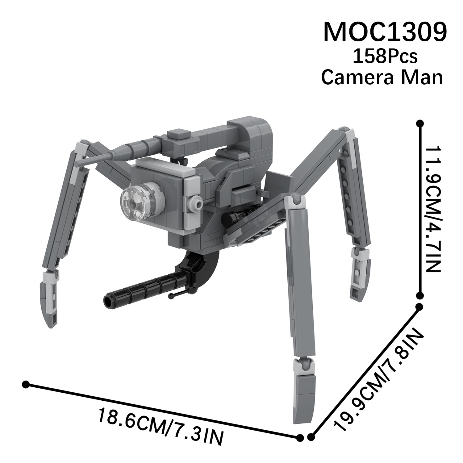 Skibidi Toilet Building Blocks Gift For Kids Boss Titan TV Man Woofer Man Camera Man Speakerman Toys For Kids