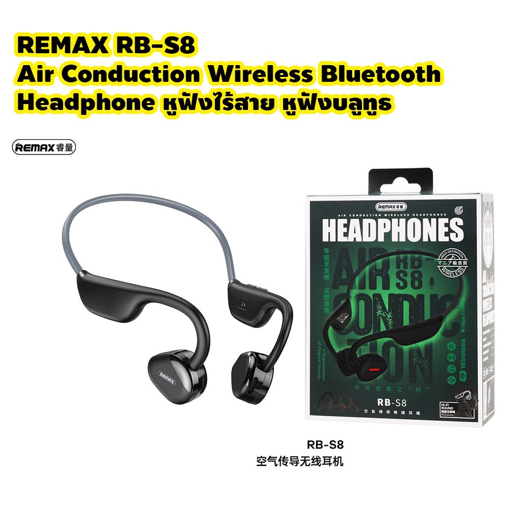 Remax Rb S Air Conduction Wireless Bluetooth Headphone