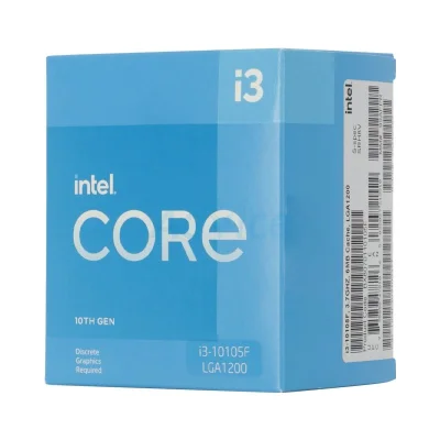 CPU Intel Core i3 10105F (ซีพียู) Intel GEN10 LGA1200