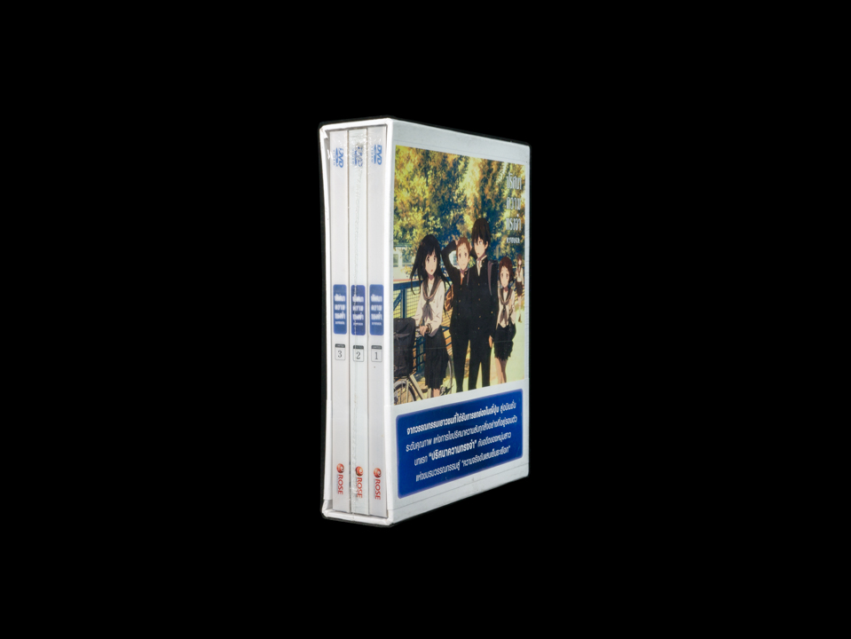153488/DVD เรื่อง Hyouka ปริศนาความทรงจำ Boxset 1 : 3 แผ่น ตอนที่ 1-6 แถมฟรี Booklet+Postcards/450