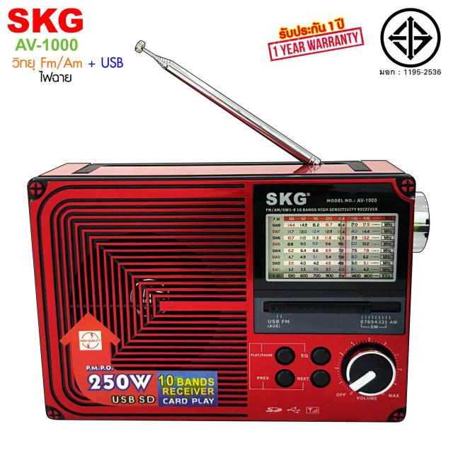  SKG Fm Am AV 1000