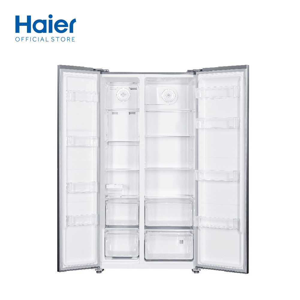 Haier ตู้เย็นไซด์บายไซด์ อินเวอร์เตอร์ ความจุ 19 คิว รุ่น RSB59CRFD1OL ราคา 24,683 บาท*ส่งฟรี