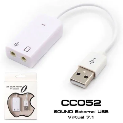 7.1 Channel Audio Sound Card Adapter 3D USB SOUND