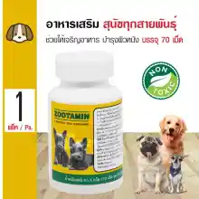 ภาพขนาดย่อของสินค้าZootamin Sment Yeast Promote Healthy Stomach Coat and Skin For All Life Stages Dogs (70 Tablets/Bottle)