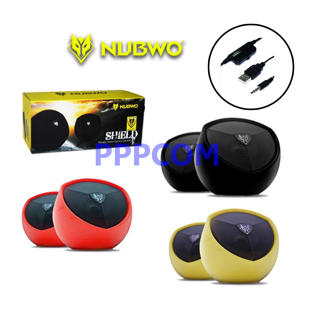 NUBWO ลำโพงคอม PC โน๊ตบุค Shield USB Speaker NS-004