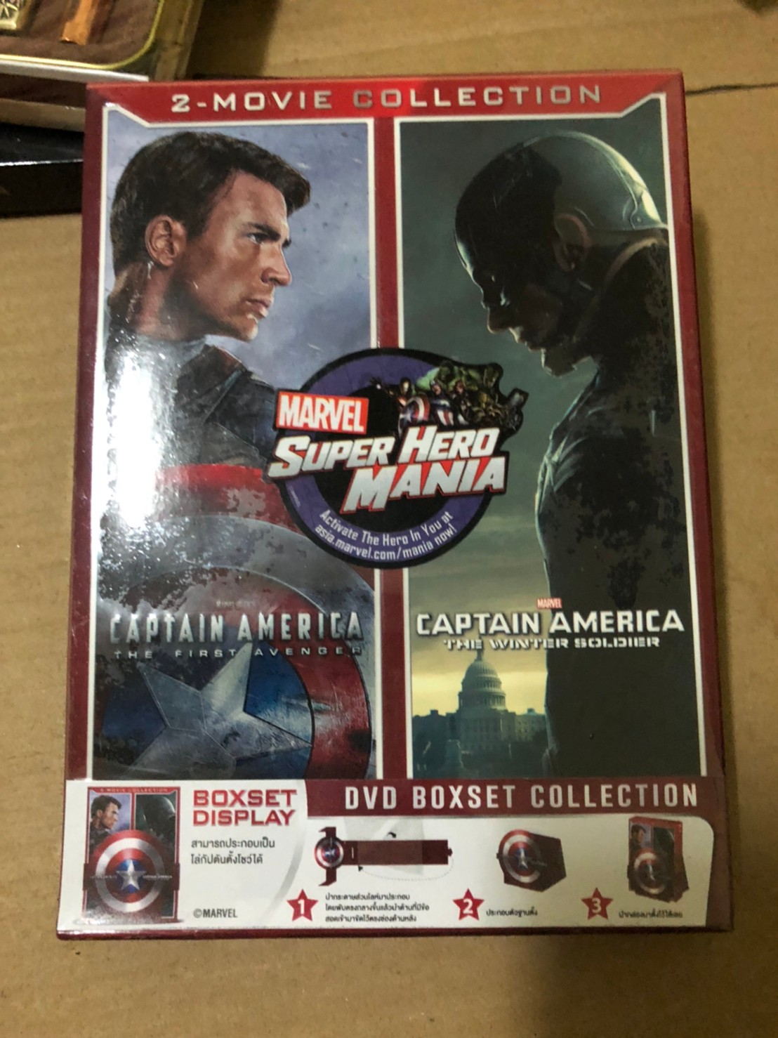 DVD 2-Movie collection Captain America 1-2 พร้อมของแถมพิเศษ