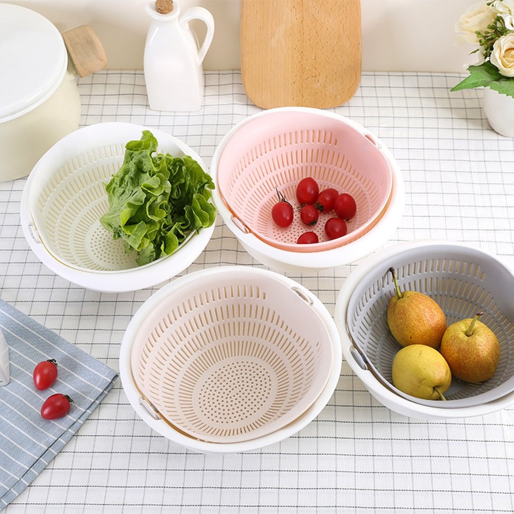 CW NewDrain Rice Washing Colander BasketStrainer Noodles Vegetables ...