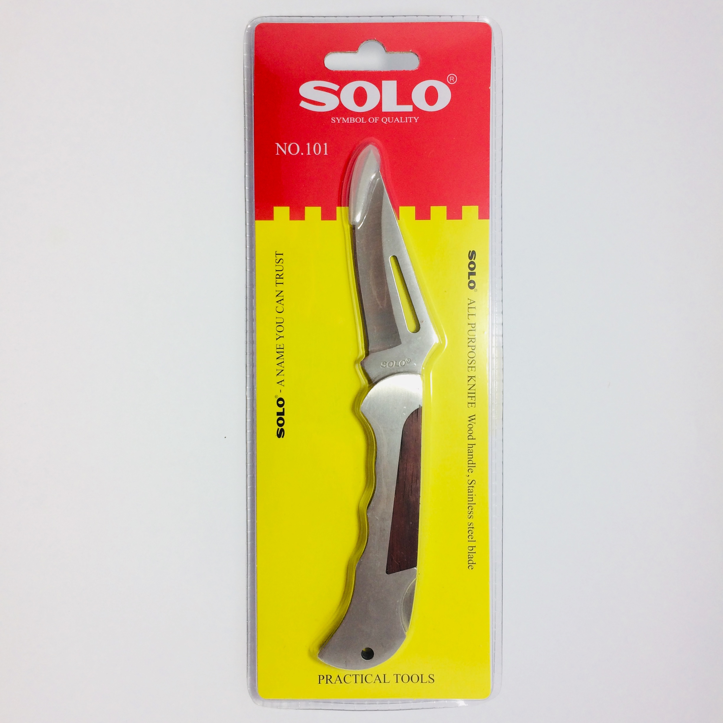SOLO มีดพับโซโล NO.101 มีดพับอเนกประสงค์ มีดพกพา มีดเดินป่า มีดอเนกประสงค์