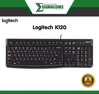 Keyboard Logitech K120 Thai-Eng ของใหม่ !! ประกัน 1 ปี