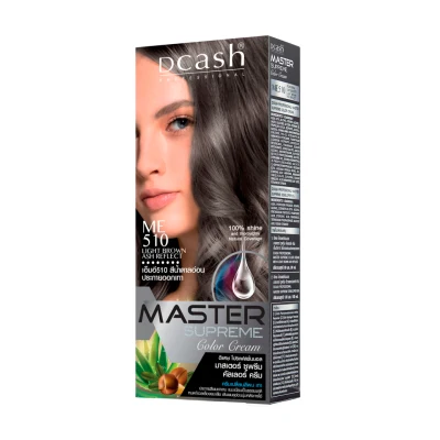 [โทนสีเทา] Dcash ดีแคช Hair Color Cream Pro Master Supreme Color Cream #สีย้อมผม