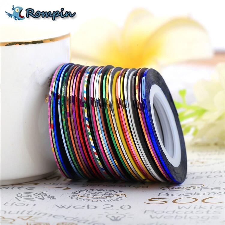 14Pcs Tinsel Fly Tying Material Shinning Lines Tape Holographic Line Tape Useful 