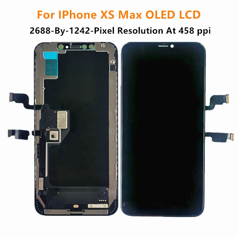 Screen Replacement LCD With 3D Touch – For IPhone X/XS/XR/11/12 Pro, Black, Digitizer & Frame