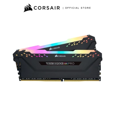 CORSAIR VENGEANCE® RGB PRO 32GB (2 x 16GB) DDR4 DRAM 3200MHz C16 Memory Kit — Black